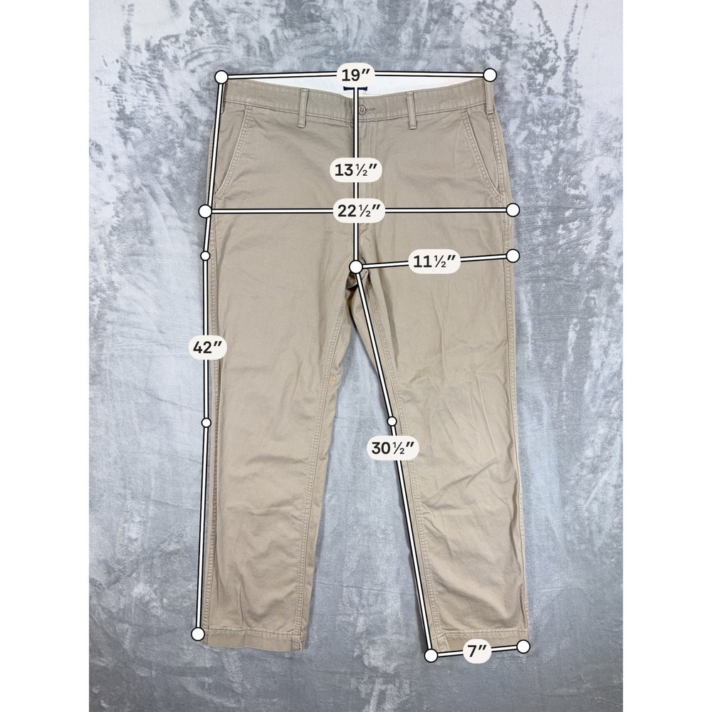 Levi's XX Chino Standard Taper Pants Men's Size 36x32 Khaki Tan Stretch Cotton - Picture 7 of 8